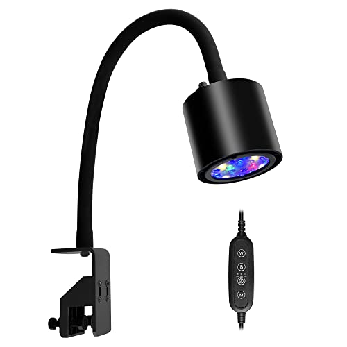NICREW 30W Reef LED Aquarium Light, Dimmable Marine LED Light ...