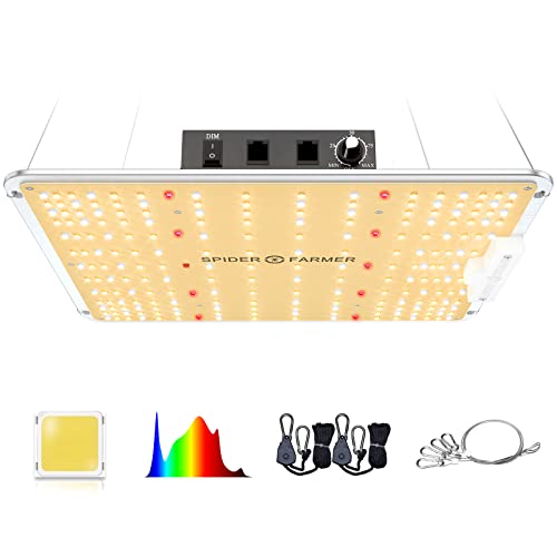 2022 SPIDER FARMER SF1000 LED Grow Light with Samsung LM301B ...