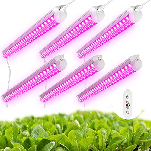 JESLED LED Grow Light 4FT for Seed Starting, Linkable Integrated ...